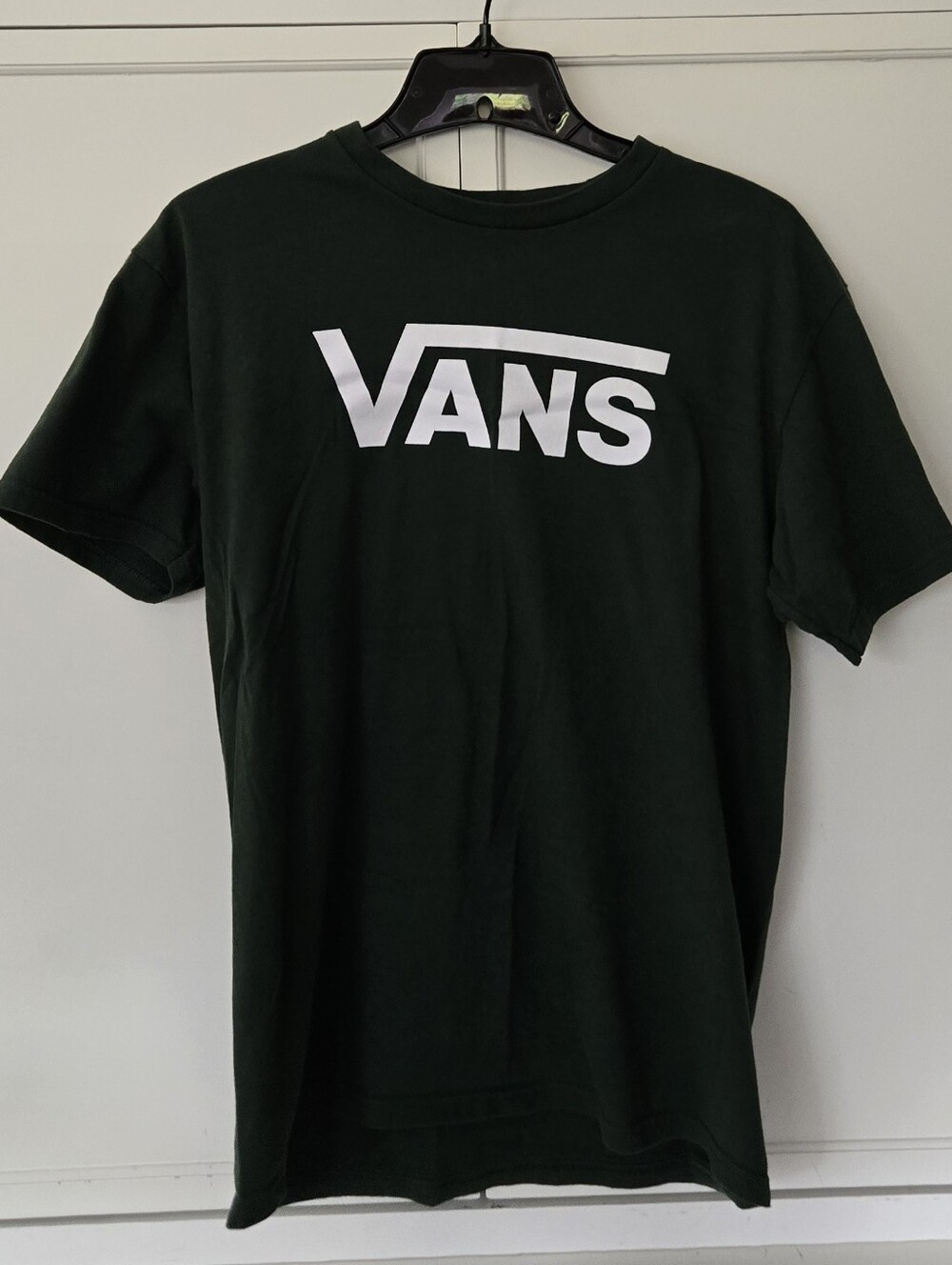 Men's Vans Short-Sleeve Tee with White Logo